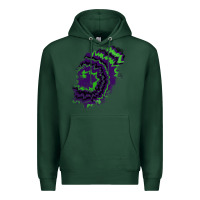 Sports Green tie dye patch Premium Hoodie - RanaPortraitStore