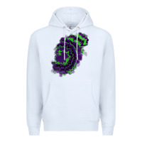 White tie dye patch Premium Hoodie - RanaPortraitStore