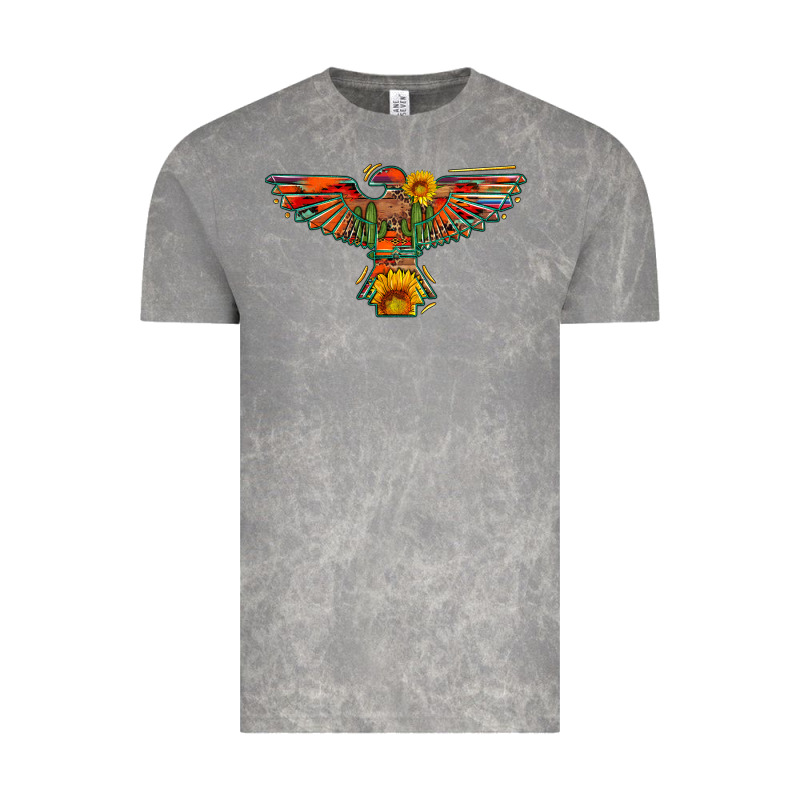 Thunderbird  Wild Soul With Sunflower Serape Aztec Vintage Tee by Artiststas | Teevron