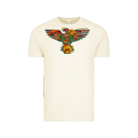Vintage Arctic thunderbird  wild soul with sunflower serape aztec Vintage Tee - Artiststas