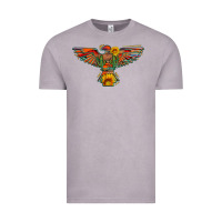 Vintage Zinc thunderbird  wild soul with sunflower serape aztec Vintage Tee - Artiststas