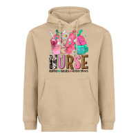 Mushroom nurse coffee scrubs rubber gloves Heavyweight Hoodie - texasbilliewilder
