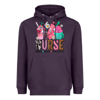 Plum nurse coffee scrubs rubber gloves Heavyweight Hoodie - texasbilliewilder