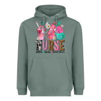 Sage nurse coffee scrubs rubber gloves Heavyweight Hoodie - texasbilliewilder