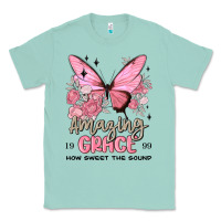 Seafoam amazing grace how sweet the sound butterfly Classic Tee - MaliasSmallBusiness