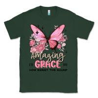 Sports Green amazing grace how sweet the sound butterfly Classic Tee - MaliasSmallBusiness