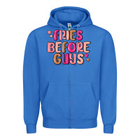 True Royal fries before guys Zipper Hoodie - MaliasSmallBusiness