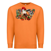 Carrot christmas joy cow Premium Sweatshirt - CowhideDigitalArt