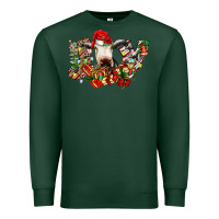 Sports Green christmas joy cow Premium Sweatshirt - CowhideDigitalArt
