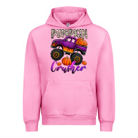 Fuchsia Pink pumpkin crusher monster truck Urban Hoodie - Jasminsmagicworld