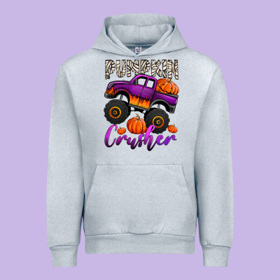 Pumpkin Crusher Monster Truck Urban Hoodie Designed By Jasminsmagicworld