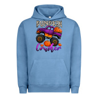 Pigment Pebble Blue pumpkin crusher monster truck Urban Hoodie - Jasminsmagicworld