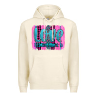 Love Corinthians 13 Valentine's Day Brushstroke Premium Hoodie | Teevron
