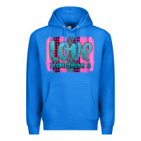 True Royal love corinthians 13 valentine's day brushstroke Premium Hoodie - AdoDesignShop