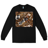 Black leopard and cowhides Long Sleeve Tee - BarkalooDesign