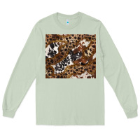 Matcha leopard and cowhides Long Sleeve Tee - BarkalooDesign