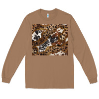 Toasted Coconut leopard and cowhides Long Sleeve Tee - BarkalooDesign