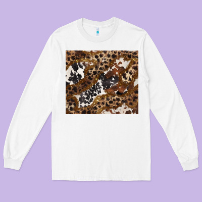 Leopard And Cowhides Long Sleeve Tee Designed By Barkaloodesign