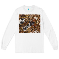 White leopard and cowhides Long Sleeve Tee - BarkalooDesign