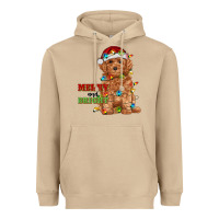 Mushroom merry and bright toy poodle Heavyweight Hoodie - RanaPortraitStore