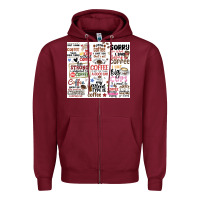 Burgundy funny coffee quotes Zipper Hoodie - MaliasSmallBusiness