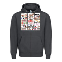 Smoke funny coffee quotes Zipper Hoodie - MaliasSmallBusiness