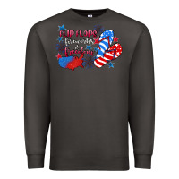 Smoke Flip flops fireworks & freedom 4th of july Premium Sweatshirt - CowGirlArtShop
