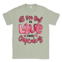 Matcha all you need is love and cupcakes valentines day Classic Tee - MaliasSmallBusiness