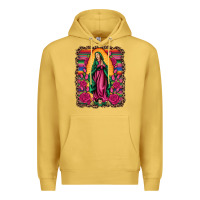 Our Lady Of Guadalupe Serape Background Premium Hoodie | Teevron
