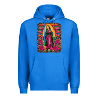 True Royal our lady of guadalupe serape background Premium Hoodie - Artiststas