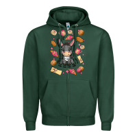 Sports Green mi donkey mexican concha Zipper Hoodie - MaliasSmallBusiness