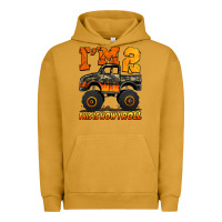 Pigment Peanut Butter i'm two this is how i roll monster truck birthday Urban Hoodie - Jasminsmagicworld