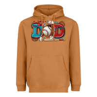 Meerkat dad baseball Heavyweight Hoodie - Zillion Design Studio