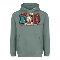 Sage dad baseball Heavyweight Hoodie - Zillion Design Studio