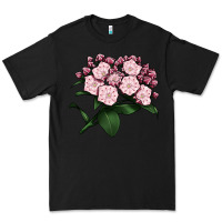 Black Mountain Laurel Flower Illustrations Premium Tee - LillyAllenDesigns