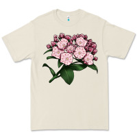 Mountain Laurel Flower Illustrations Premium Tee | Teevron