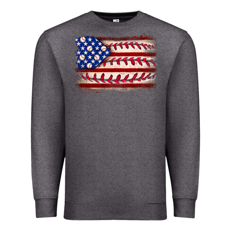Baseball American Flag Premium Sweatshirt by Neo Western | Teevron
