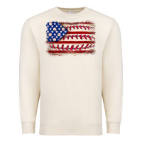 Sandshell Baseball American flag Premium Sweatshirt - Neo Western