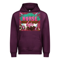 Mauve Wine western nurse life needle Urban Hoodie - BarkalooDesign