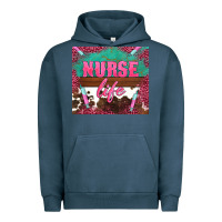 Pigment Midnight Navy western nurse life needle Urban Hoodie - BarkalooDesign