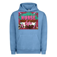 Pigment Pebble Blue western nurse life needle Urban Hoodie - BarkalooDesign