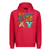 Cardinal just pray western sunflowers Premium Hoodie - AdoDesignShop