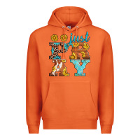 Carrot just pray western sunflowers Premium Hoodie - AdoDesignShop