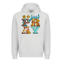 Dove Grey just pray western sunflowers Premium Hoodie - AdoDesignShop