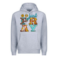 Heather Grey just pray western sunflowers Premium Hoodie - AdoDesignShop