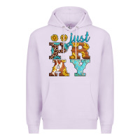 Lilac just pray western sunflowers Premium Hoodie - AdoDesignShop