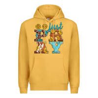Mustard just pray western sunflowers Premium Hoodie - AdoDesignShop