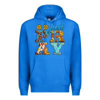 True Royal just pray western sunflowers Premium Hoodie - AdoDesignShop