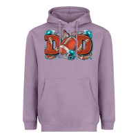 Lavender dad American football Heavyweight Hoodie - Zillion Design Studio