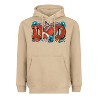 Mushroom dad American football Heavyweight Hoodie - Zillion Design Studio
